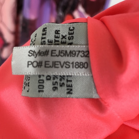 Eliza J Halter Maxi Dress Multicolor Floral Pink & Purple Feminine Sheer Flowy - Picture 10 of 16